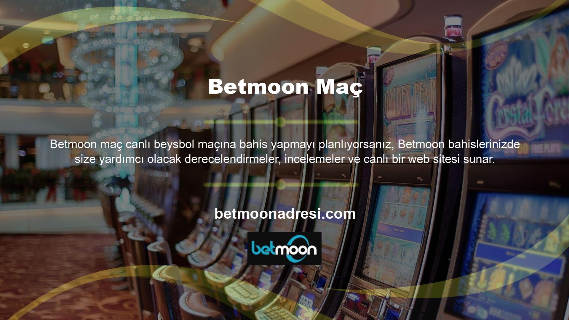 Betmoon en modern web sitesidir ve harika bir kullanıcı deneyimi sunar
