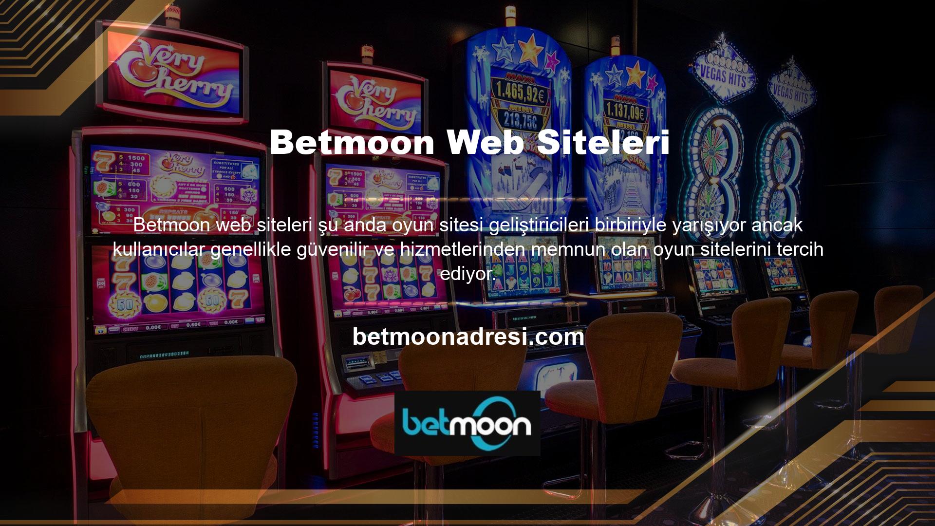 Kullanıcıların casino sitelerinden memnun kalmalarının birçok nedeni vardır